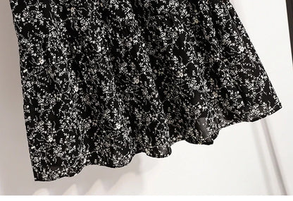 Zjaiss Autumn 2025 Floral Pleated A- Line Skirt Vintage Draped Elegant Chinese Style Women's Half-length Skirts With Lining