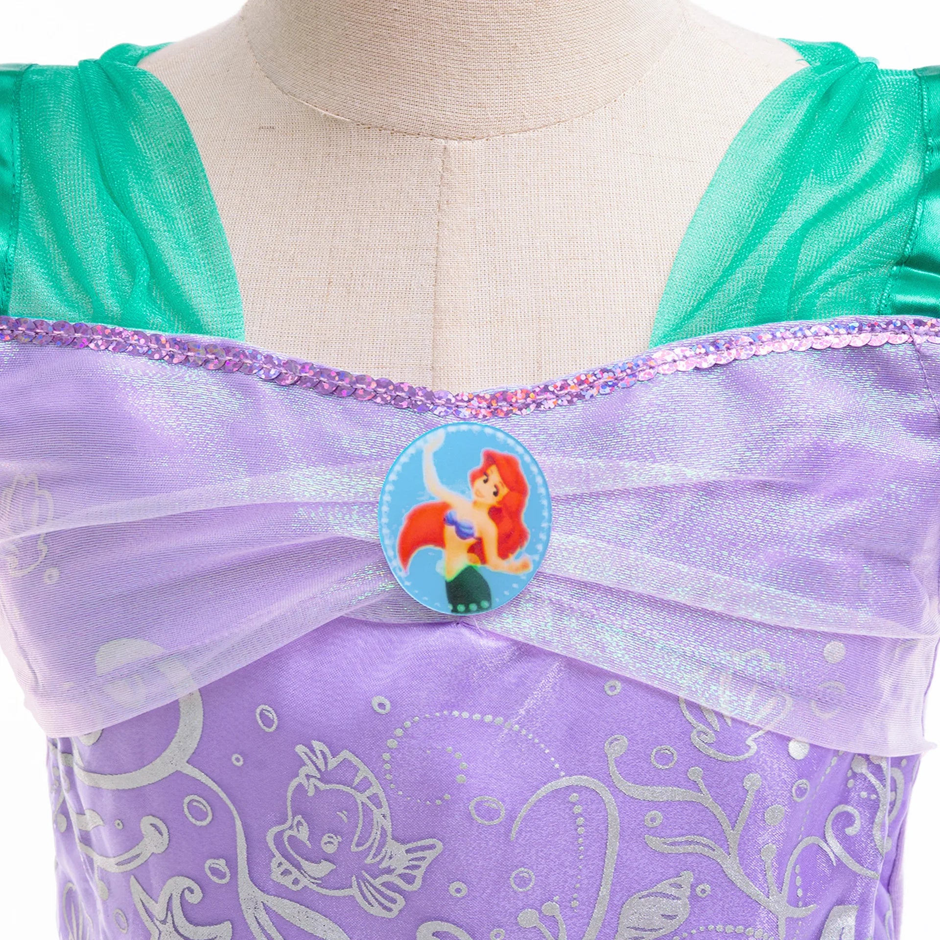 Pailletten Mädchen Party Kleider Meerjungfrau Mottoparty Prinzessin Kleid Performance Kostüm Kinder Geburtstag Geschenke Kleider für Mädchen Abschlussball.