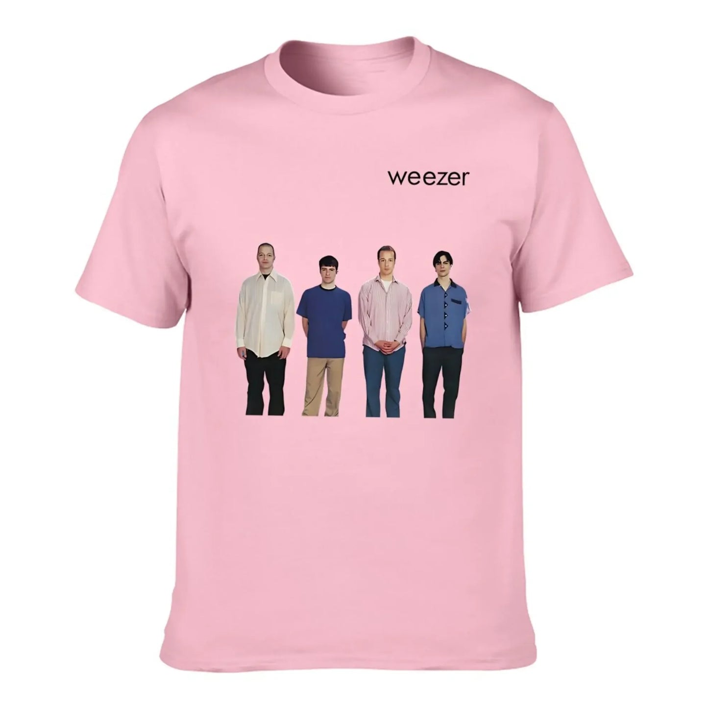 Summer Classic Weezer 1994 Album Band Shirt Classic Royal Blue unisex, casual fashion crew-neck T-shirt 100% cotton.