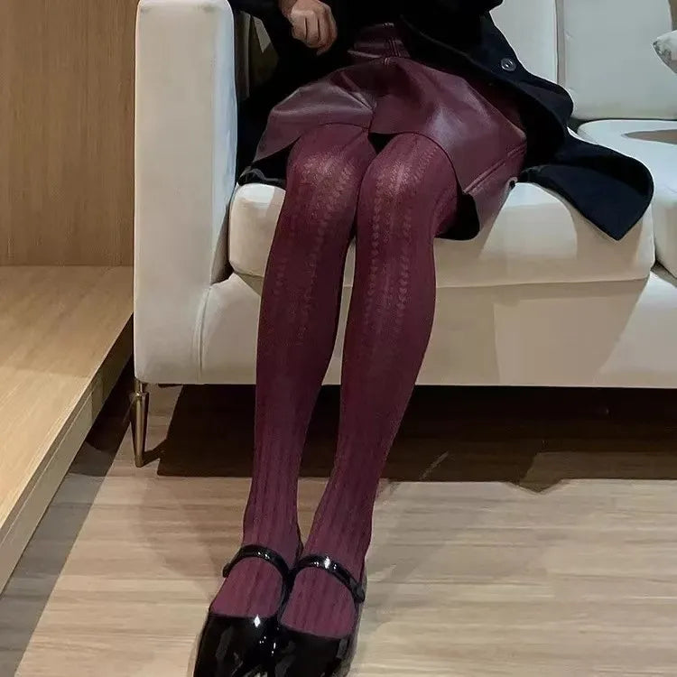 Women Stockings Sexy Slim Pantyhose Spring Autumn Winter Leggings New Solid Color Retro Super Stretch Tights Stockings