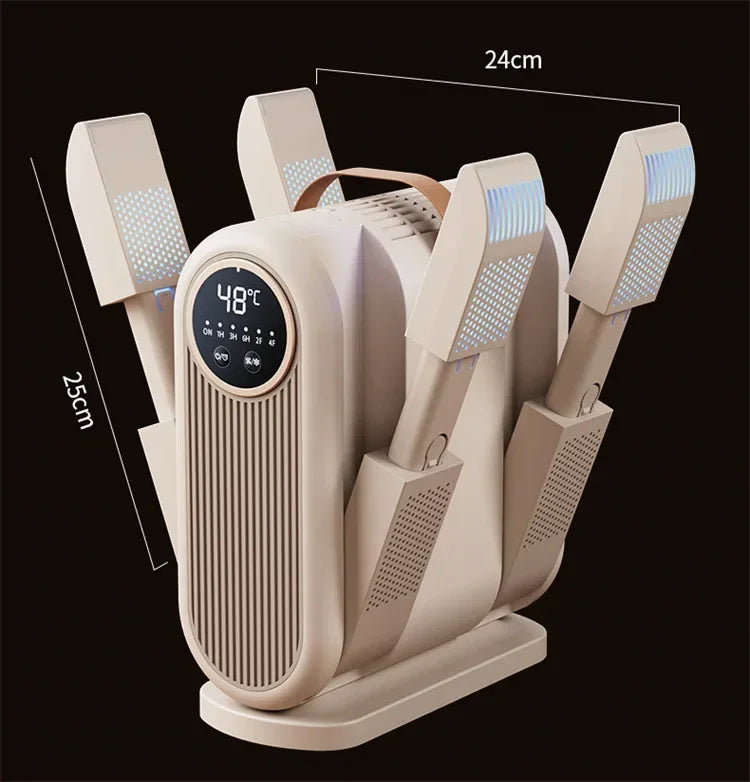 Portable Foldable Electric Shoe Dryer UV Blue Light UV Sterilization Deodorizing Shoe Dryer Fast Drying Household Shoe Dryer
