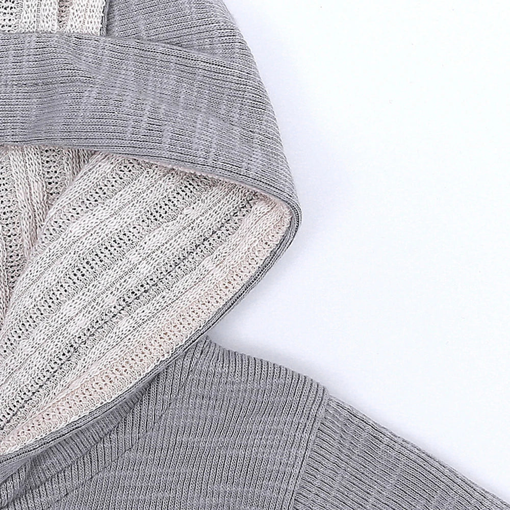 Melario Jungen Langarm Kleidung Baby Kinder Große Ohren Kaninchen Body Mädchen Baby Mit Kapuze Reißverschluss Creeper Strampler.