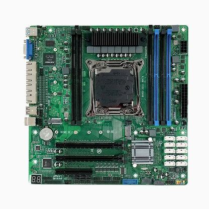 C612 Nas Motherboard DIY Kit E5 2680/2673/2686/2697A V4 CPU 32/64/96/128GB DDR4 Virtual Machine Routers 4x2.5GE 10xSATA Raid.