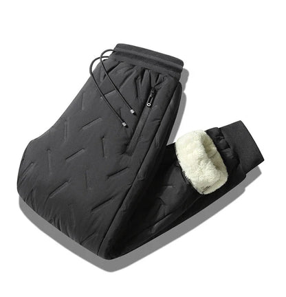 Men's down trousers autumn and winter new padded and thickened outdoor -20 degrees snow warm bottoms men's windproof Harem Pants.