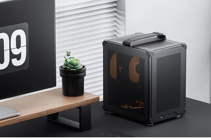 Jonsbo C6-ITX Handle Case MATX ITX MESH Boards Type-c ATX Power Supply Desktop Game Office Small Cooling Computer C6 Chassis.