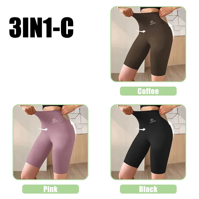 M-XL Women Shorts Sports Shorts For Women New Cycling Jogging Fitness High Waist Push Up Gym shorts Leggings Yoga Clothing.