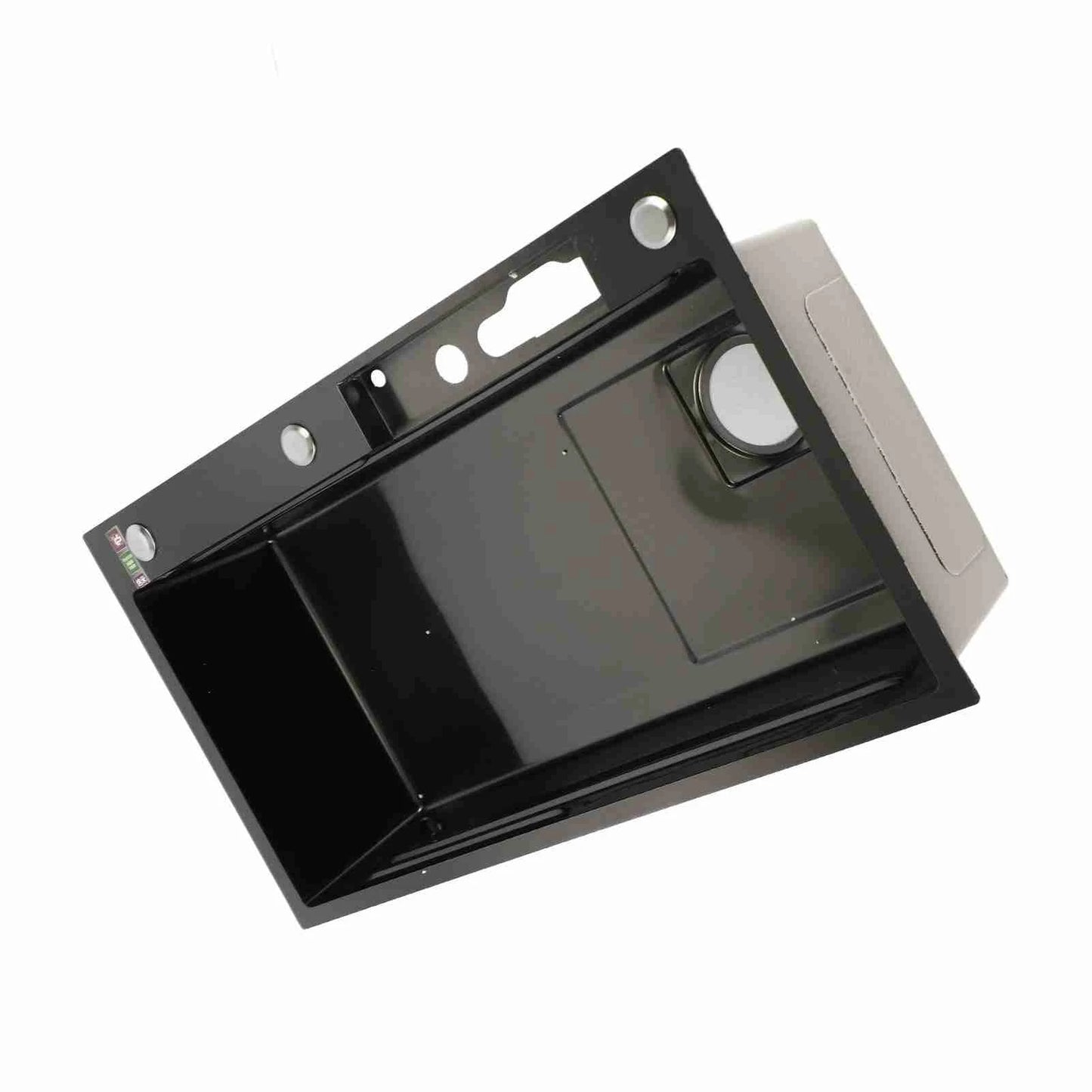 Professionelle intelligente Küchenspüle aus Edelstahl, verdickte gebürstete Oberfläche, großes Fassungsvermögen, Waschbecken mit Digitalanzeige, Küchenspüle