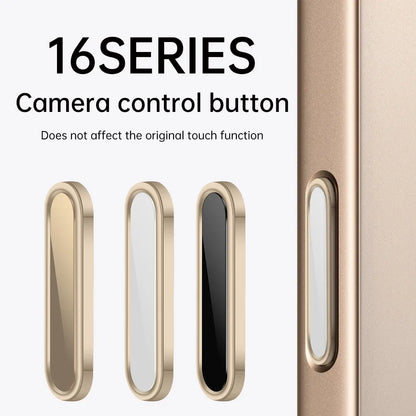 Luxury Camera Control Capture Button Cover for iPhone 16 Pro Max Plus 16Pro Alloy Sensitive Smart Lens Button Protection Case.