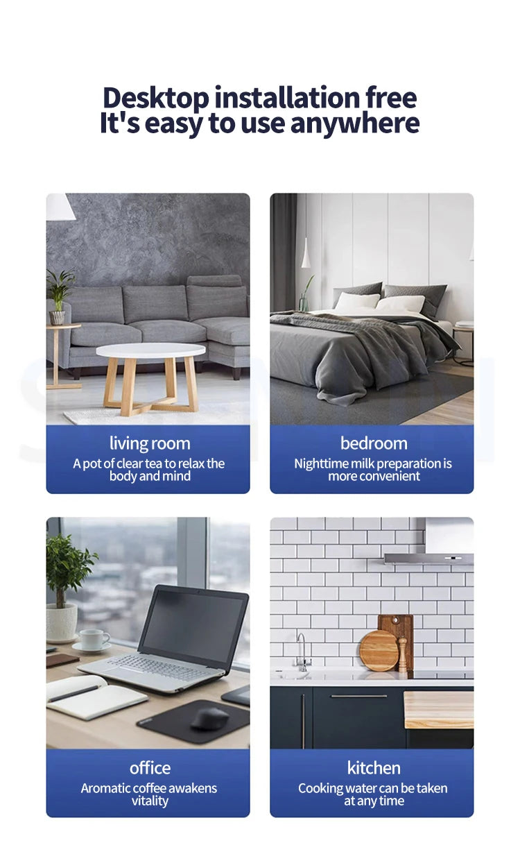 5L Direct Drinking Water Purifier Household Desktop RO Reverse Osmosis Purifier Fast Heating Filter Water Purifier.