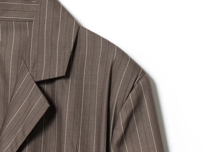 KONDALA Women Elegant Striped Blazer Suit Slim Button Blazer or Wide-leg Pants 2025 Spring Fall Fashion Mujer Commute Pants Set.