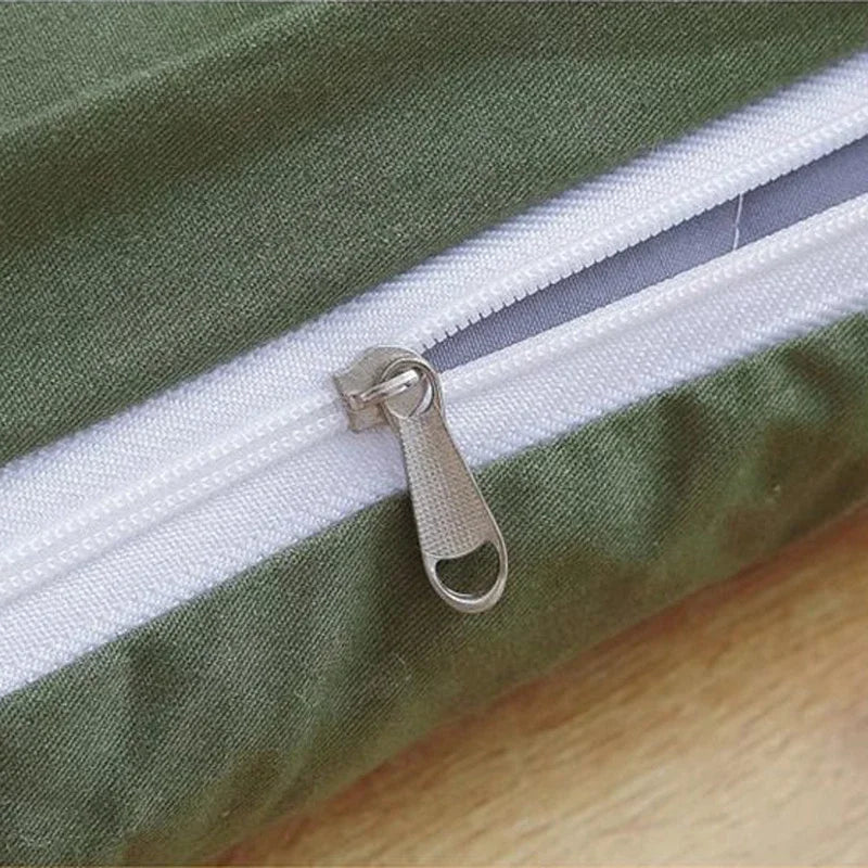 WASART 360° fully enclosed with zipper mattress protector cover couple/student single double bed sheet protection pad king size.