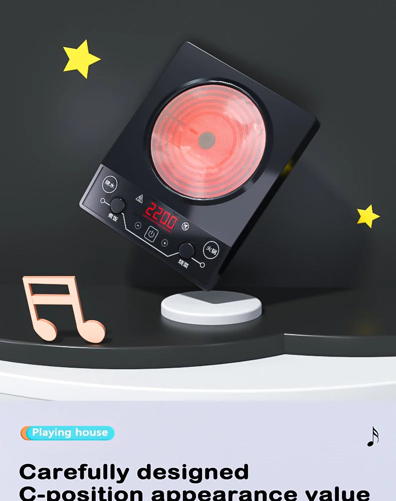 Kids Kitchen Toy Accessories, Pretend Cooking Playset with Play Pots and Pans, Utensils Cookware Toys, Play Food Set, Toy Vegeta.