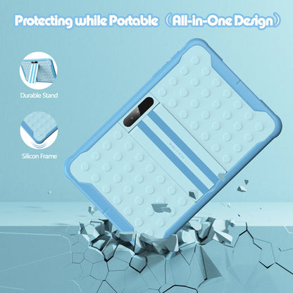 Pritom 10 Inch Kids Tablet Android 13 Go WIFI Quad Core Processor 2GB RAM 64GB ROM YouTube with Case.