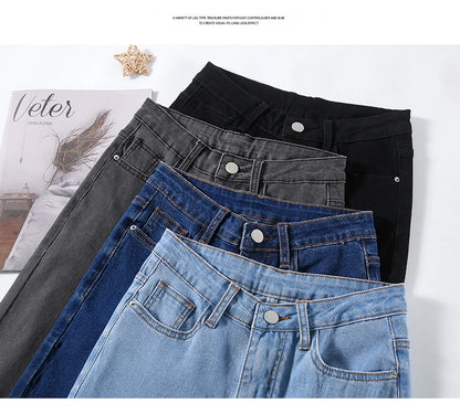 2024 New Sexy Skinny Jeans Women Hip Lift Stretch Pencil Denim Pants Casual Soft Slim Female Trousers Black Gray Blue.