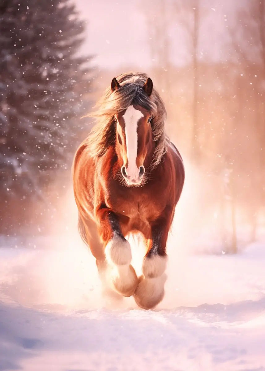 Black and White Wild Horses Canvas Paintings on The Wall Art Posters Prints Wall Picture Modern Animals Art Room Home Decor