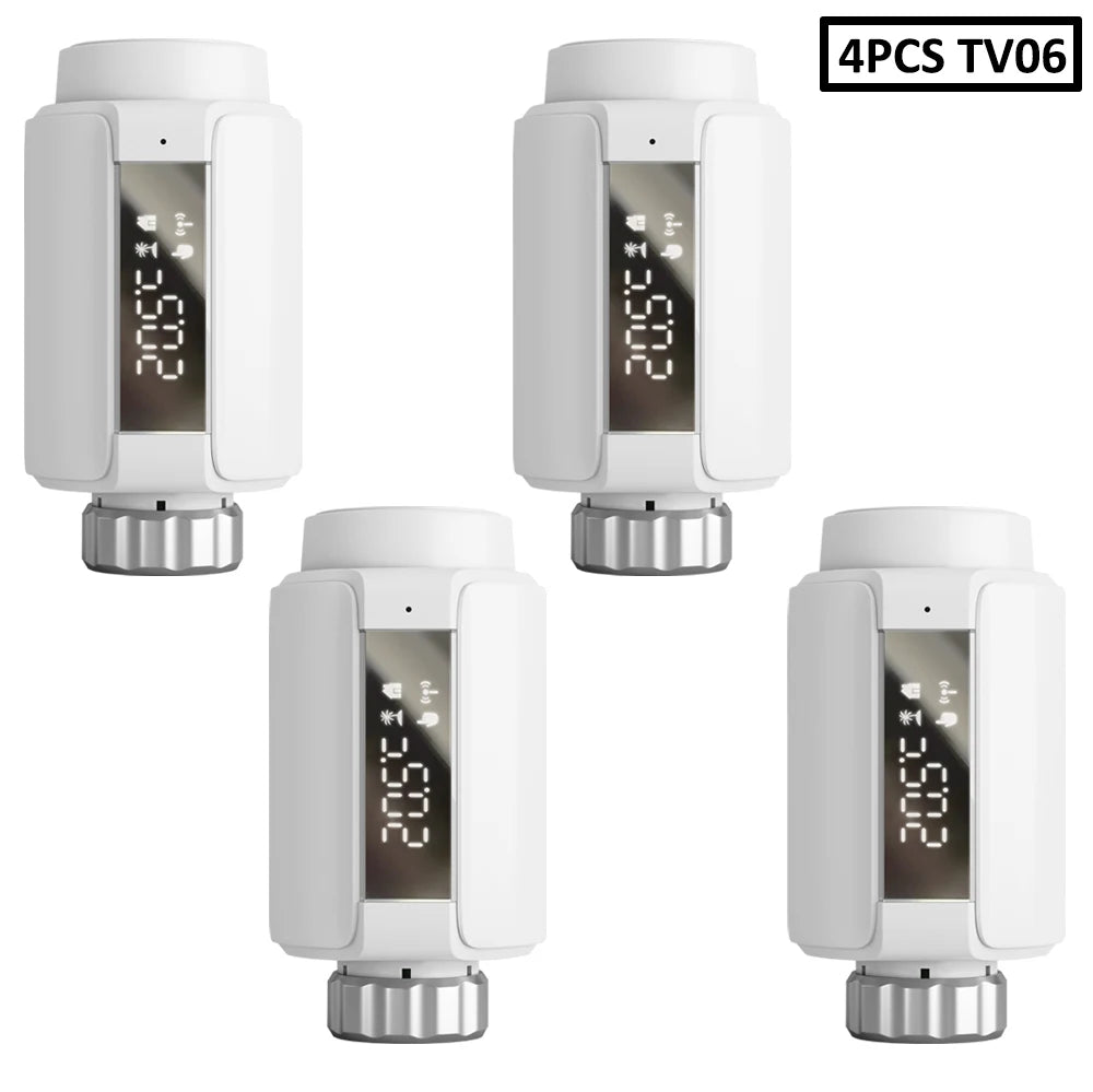 WIFI & Zigbee Thermostatic Radiator Valve Smart Radiator Actuator TRV Temperature Controller Voice Control via Tuya Zigbee2MQTT