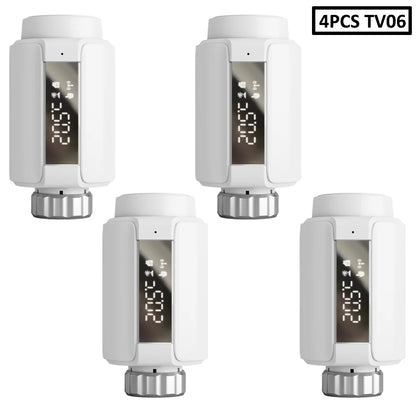 WIFI & Zigbee Thermostatic Radiator Valve Smart Radiator Actuator TRV Temperature Controller Voice Control via Tuya Zigbee2MQTT