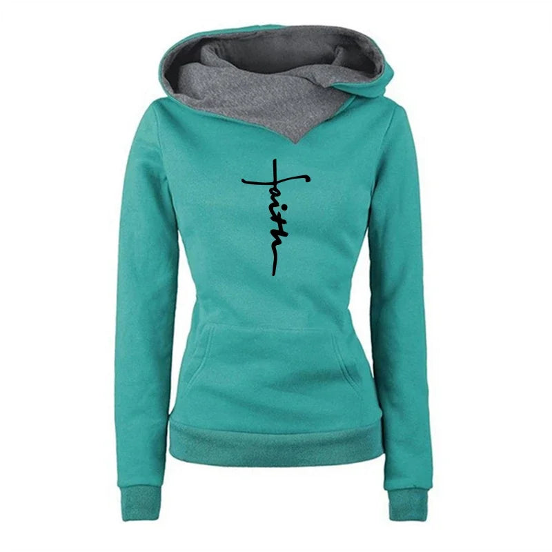Womens Sweatshirts Fashion Casual Hoodies Clothing High Quality Jogging Pullovers Sports Long Sleeve Print Luxury Versatile Top.