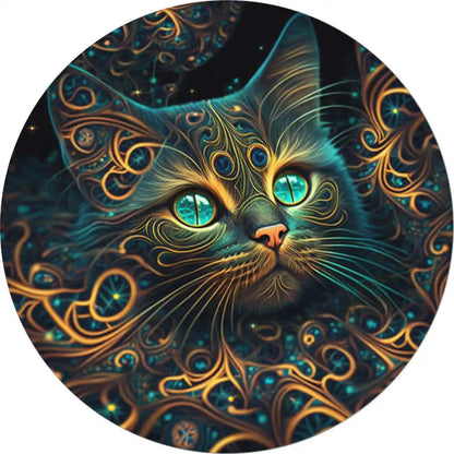 Deer in The Forest Wooden Puzzle Unique Shape Animal Puzzle Adult Relaxation Gift Exquisite Boxed Set with Decorative Artworks.