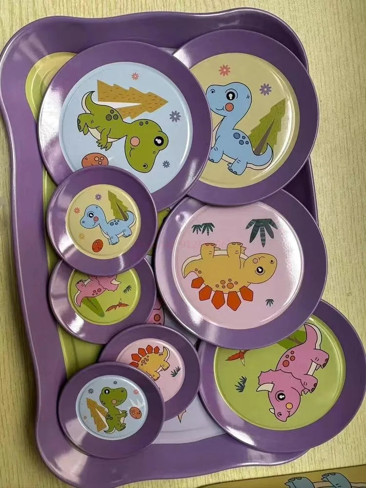 Kids Tea Party Set For Little Girls Mermaid Gift Pretend Toy Tin Tea Set Princess Tea Time Kitchen Pretend Play Tea Set Gift.