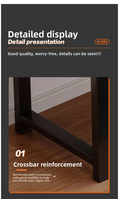 Computertisch Ecktisch für Zuhause, Arbeitstisch, Büro-Schreibtisch, E-Sport