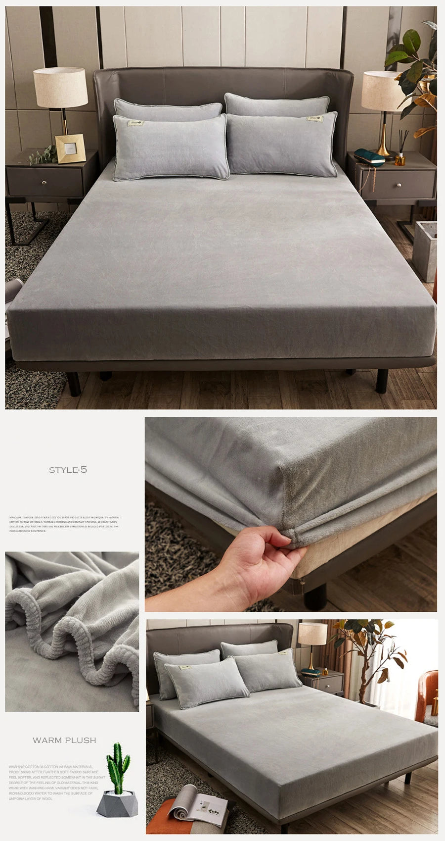 MAXSHARER Earthing 180*200*30cm fitted sheet Organic cotton with Conductive silver fiber Grounding bed sheet for Nature Wellness.