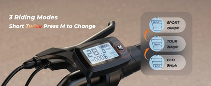 ISCOOTER F3 Electric scooter 1000W motor 48V13AH battery foldable electric scooter, adult electric scooter with seat 45 km/h.