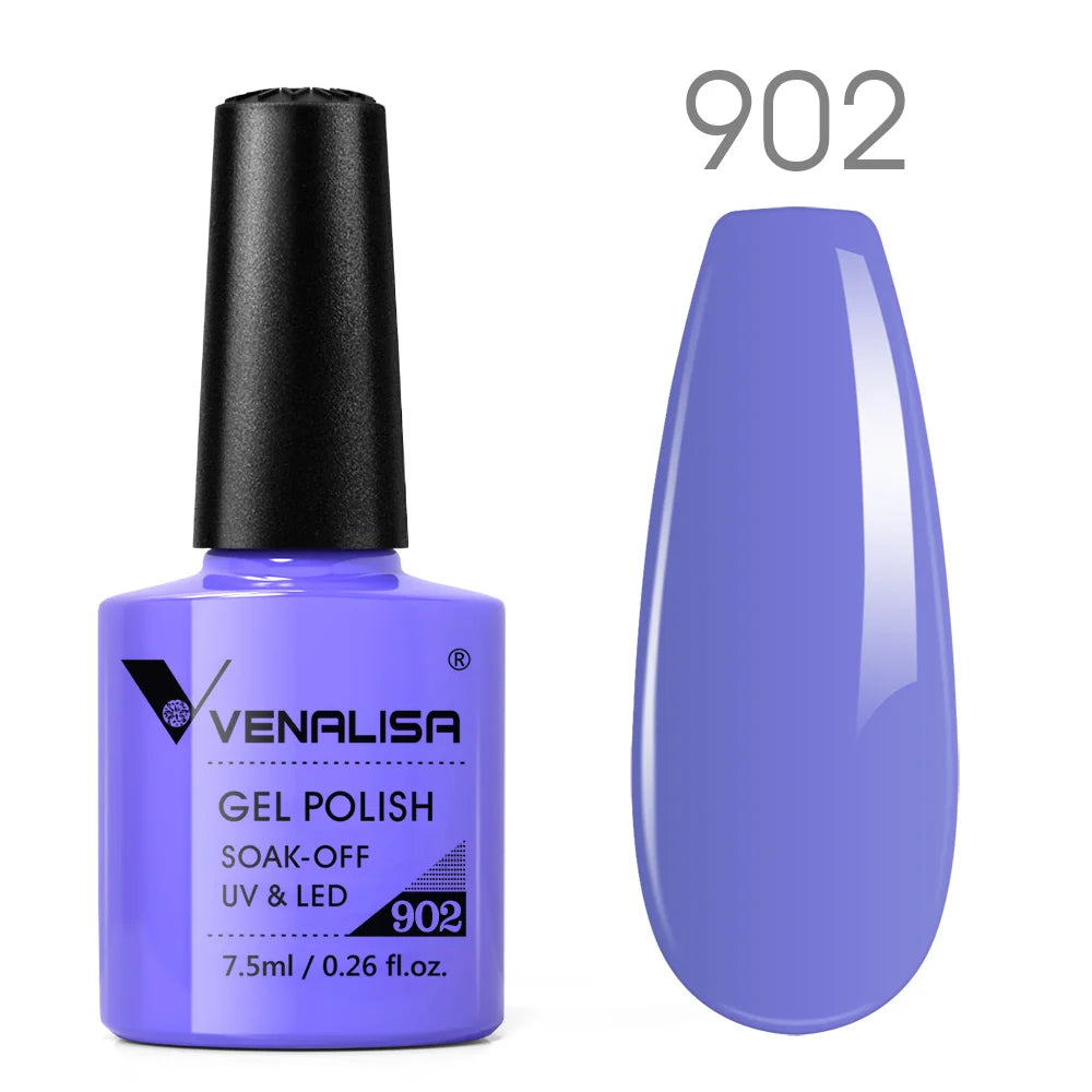 Venalisa New 7.5ml Neon Gel Nail Art Manicure Soak Off Camouflage Natural Nude Color Silicone Nail Gel Polish Lacquer Varnishes.