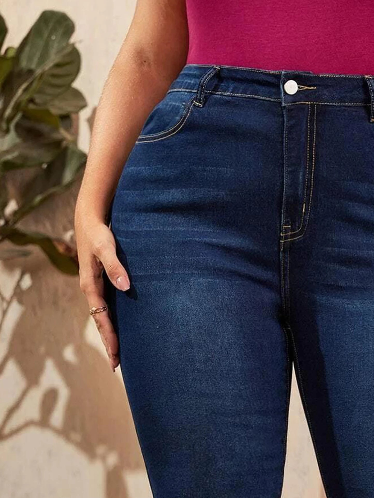 Plus Size Skinny Jeans for Women Full Length High Waist Women Jeans Stretchy Pencil Curve Women Jeans 200kgs Mom Jeans for Women.