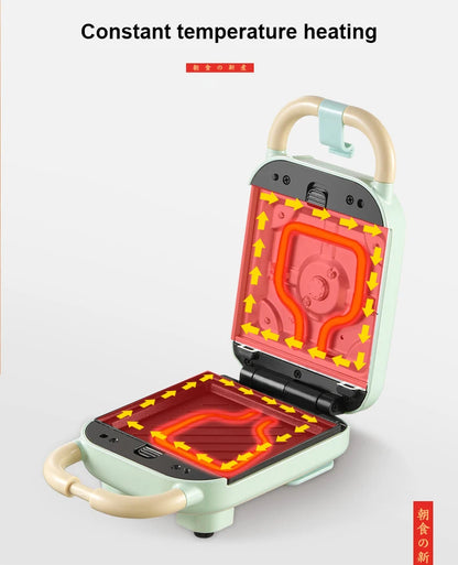 650W Electric Sandwich Maker Waffle Machine Toaster Baker Takoyaki Pancake Donuts Sandwichera Breakfast Machine 220V.