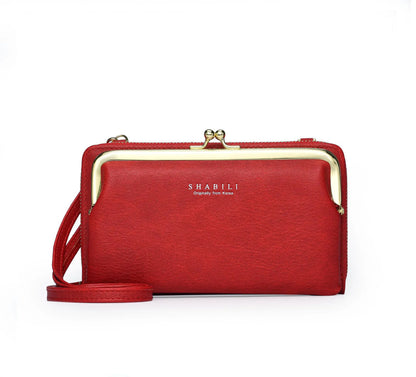 Fashion Women Luxury Leather Single Shoulder Bags Ladies Large Capacity Crossbody Mobile Phone Purse Female Messenger Wallet