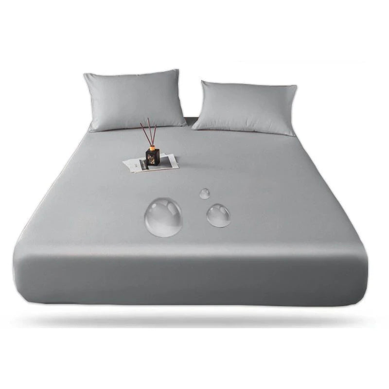WOSTAR Waterproof mattress protector cover 150x190 single double queen king size elastic fitted sheet style bed protection pad.