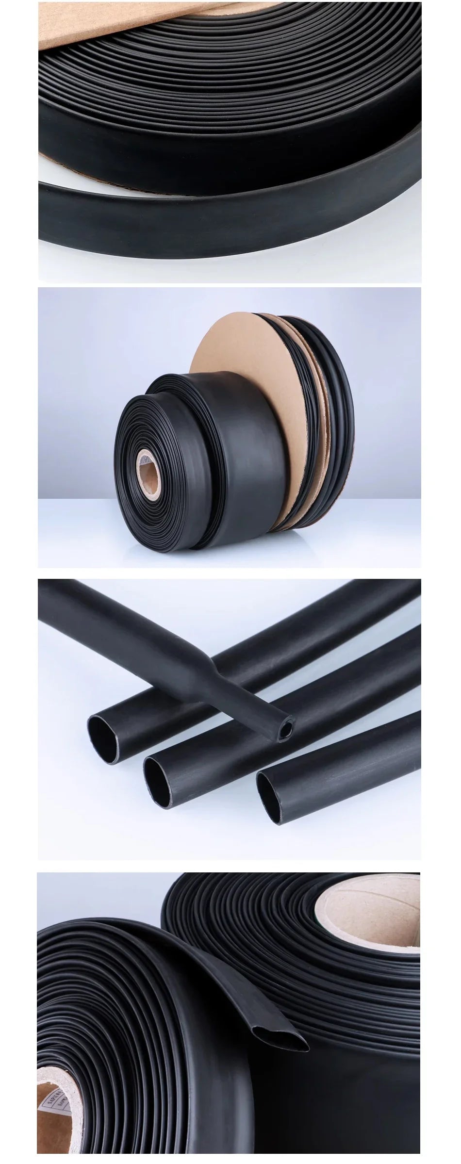 100 Meters/10M Diameter 2.4~25.4mm 3:1 Ratio Adhesive Lined Heat Shrink Tubing Waterproof Wire Wrap Insulated Lined Cable Sleeve.