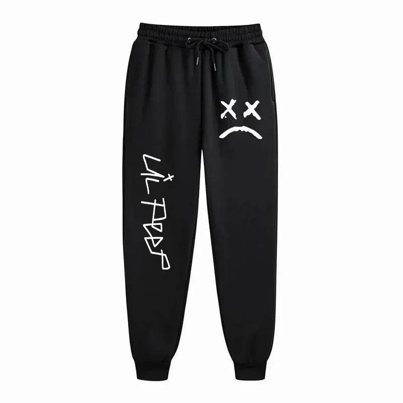 2024 New Running Jogging Pants Lil Peep Cry Baby Men Soft Bodybuilding Joggers Sweatpants Long Trousers Sport Training.