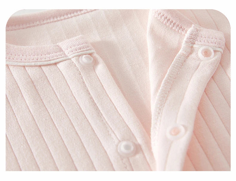 Frühling und Herbst 0-12 Monate Baby Strampler Hochwertige Neugeborene Mädchen Jungen 100 % Baumwolle Kleidung von Langarm Säuglingskleidung.