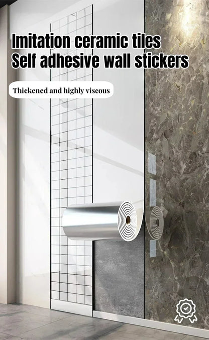 Marble Peel and Stick Wall Panels Removable Self-Adhesive Wallpaper for Kitchen Bathrooms Showers and Flooring Living Room Decor