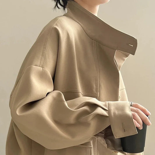 Neu im Frühling Herbst Baseball Aviator Mantel Frau Plain Produkte Vintage Koreanische Bewertungen Kleidung Günstige Bomberjacke für Frauen.