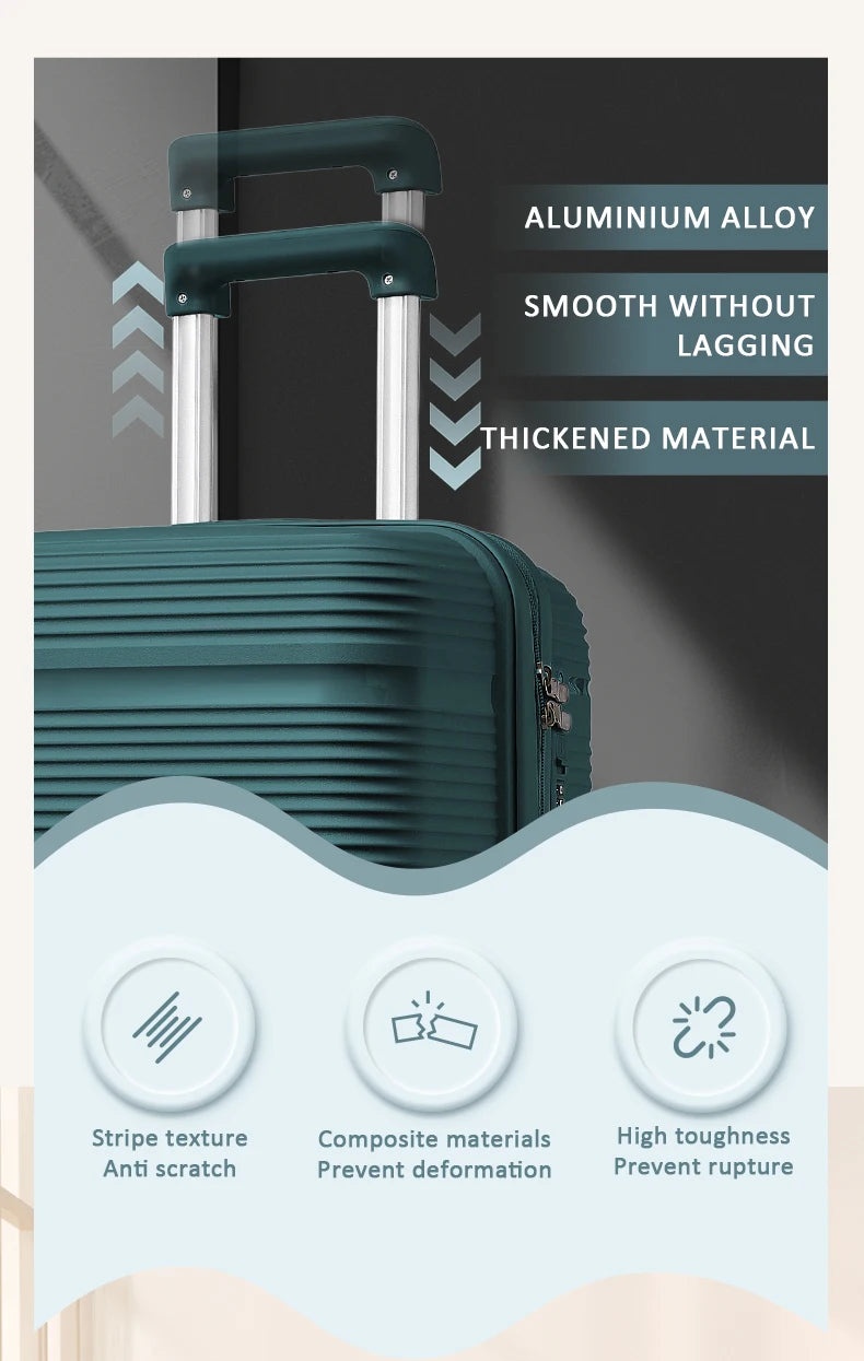 2024 Neues Design Reisekoffer Rollend, Damen Herren Handgepäck Reise Trolley 20 Zoll, Boarding Cabin Gepäck Koffer 24 28''.