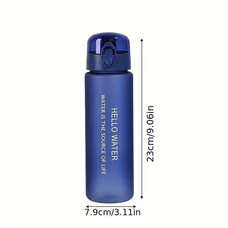 Lightweight Plastic Water Bottle with Daisy Design and Leak Proof Lid - Suitable for Office, Home, Gym, Travel - Reusable Cup.