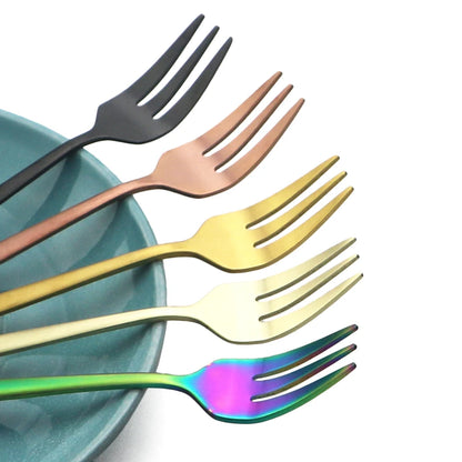 30-Piece Matte Stainless Steel Tableware Knife, Fork and Spoon.