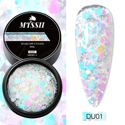 Mtssii 8ML Quick Extension Nail Gel Vernis Nude Milk White Gel Nail Polish UV Semi Permanent Nails Art For Manicure Tools