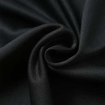 Round Neck T-Shirt 1 Piece Black Ultra-Light Men's Quick Drying Breathable Sweat-Absorbent Shirt Suitable for Fitness Gym and Ru.