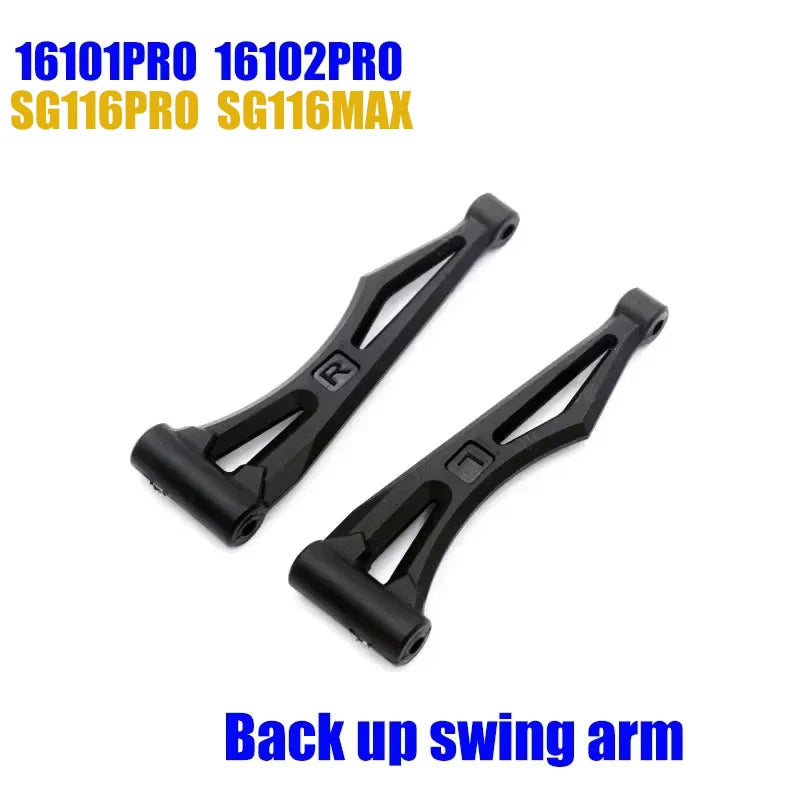 SCY 16101PRO 16102PRO SG116MAX RC Automotive Parts Turning Shaft Gear Bearing Pull Rod Steering Cup Swing Arm Motor Tire Screws.