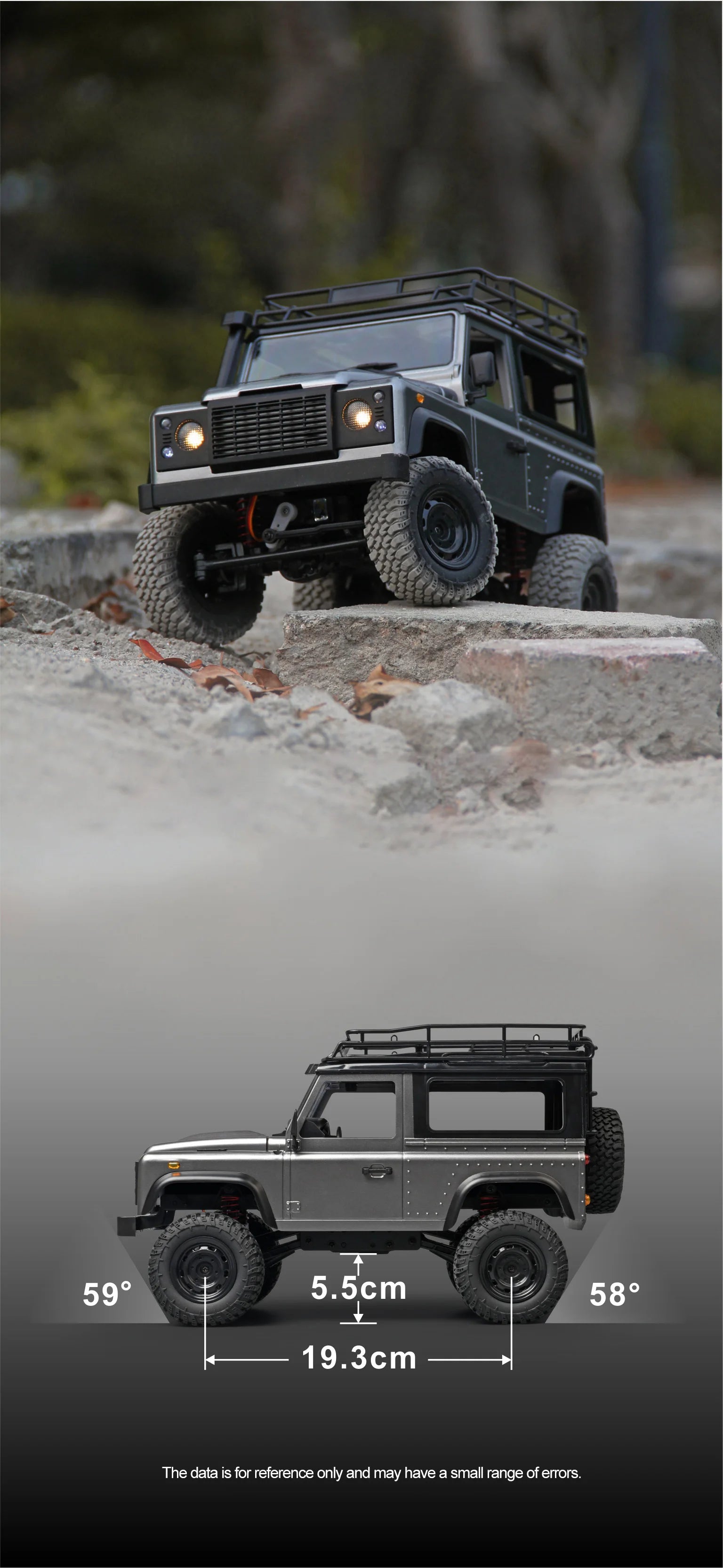 1/12 MN99s Rc Car MN Model 2.4G RTR Remote Control 4WD Off-road Climbing Crawler Defender Pickup Truck Toys for Children.