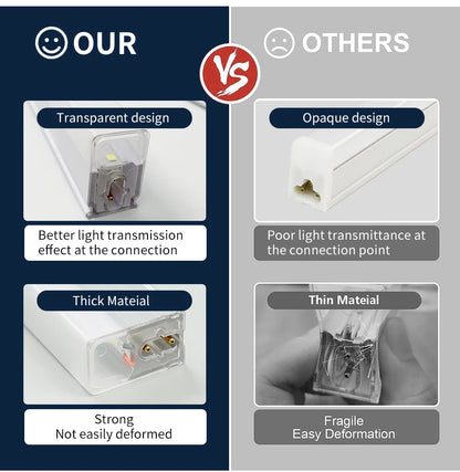 T5 T8 Led Tube Light 220V 110V Wall Lamp Bulb Light 10W  lampa For Home Indoor Kitchen Lighting Garage Light Ceiling Lighting.