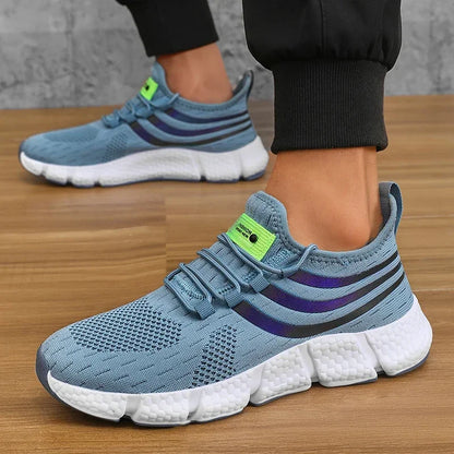 Men’s Sneakers Comfortable Breathable Platform Shoes Summer Man Running Shoes Breathable Comfortable Fashion Walking Sneakers.