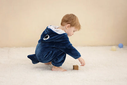 MICHLEY Winter Baby Strampler Mit Kapuze Flanell Cosplay Kleinkind Infant Kleidung Insgesamt Bodys Overall Kostüm Für Kinder Mädchen Junge