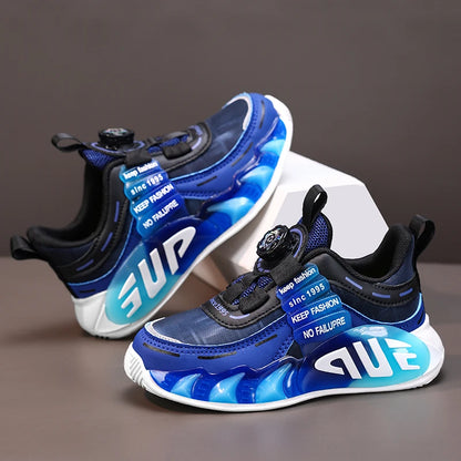 Autumn New Design Children Sneaker Boy Sports Shoes Fashion 4 To 12 Years Kids School Tennis Shoes Boy Casual Sneaker.