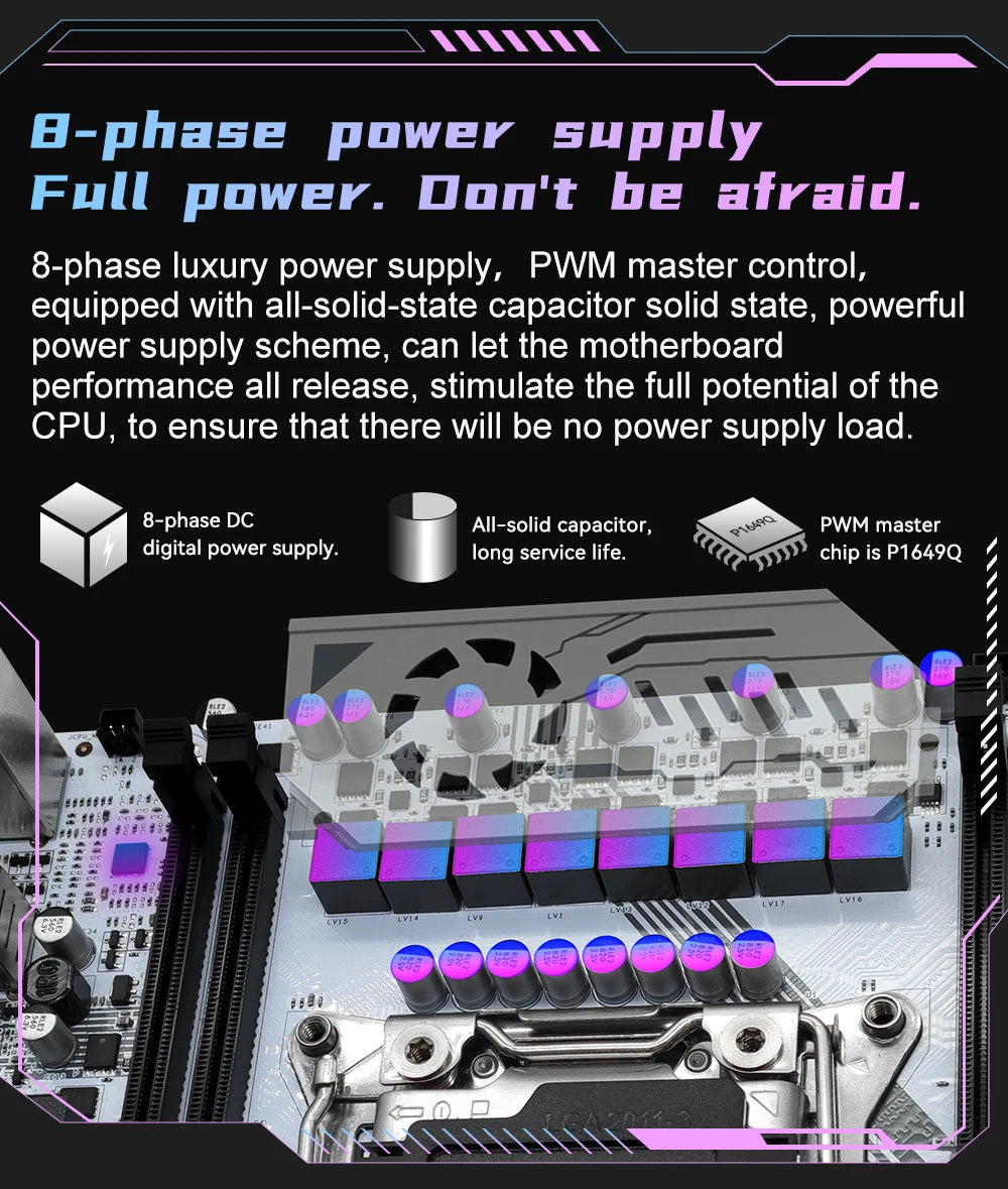 MACHINIST New upgrade X99 Gaming Motherboard LGA 2011-3 cpu C612 Chip Supports TPM2.0 Four Channel DDR4 NVME/WIFI M.2 Interface.