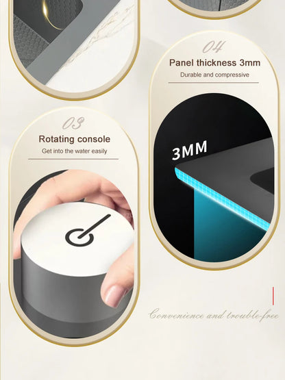 Waterfall Sink Kitchen Stainless Steel Topmount Sink Embossed Large Single Slot Wash Basin With Multifunction Tank Low Price